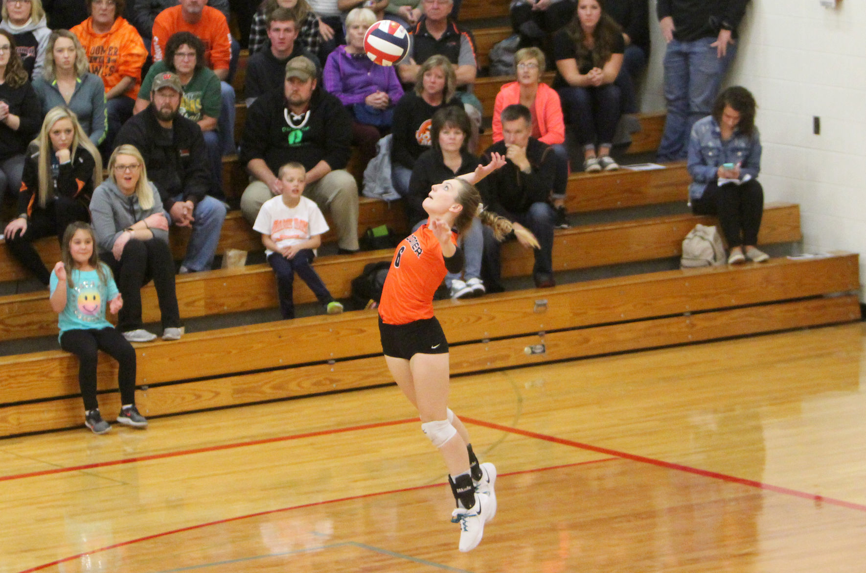 Bloomer volleyball vs Mosinee 10-27-18
